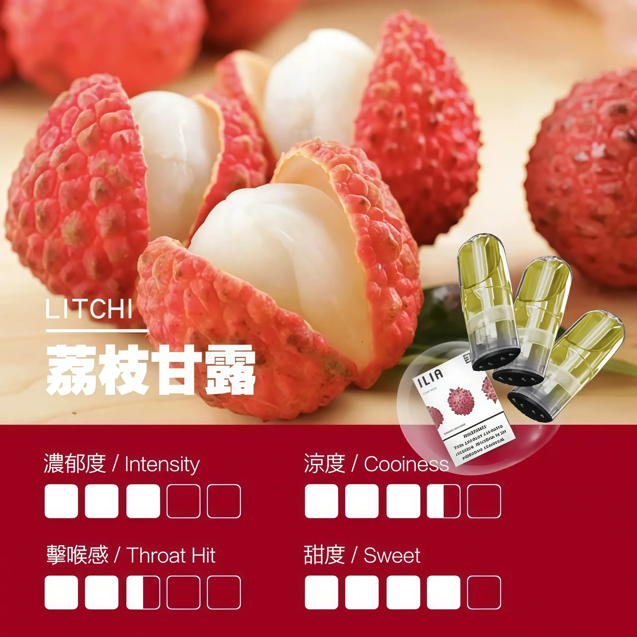 ILIA 一代煙彈-哩亞電子煙煙彈-29種口味-全系列適配 RELX/SP2主機